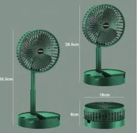 Quạt Mini Tích Điện Sạc Nhanh Qua Cổng USB