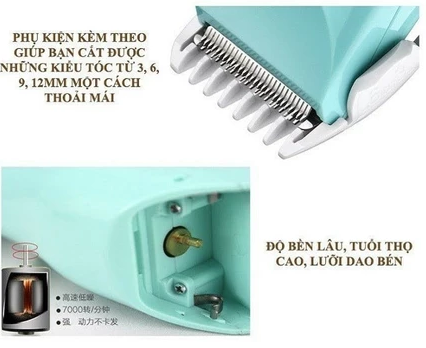 TĂNG ĐƠ TOIR - TÔNG ĐƠ CẮT TÓC TRẺ EM/ MÁY CẮT TÓC CỰC NHẸ CHO BÉ YÊU