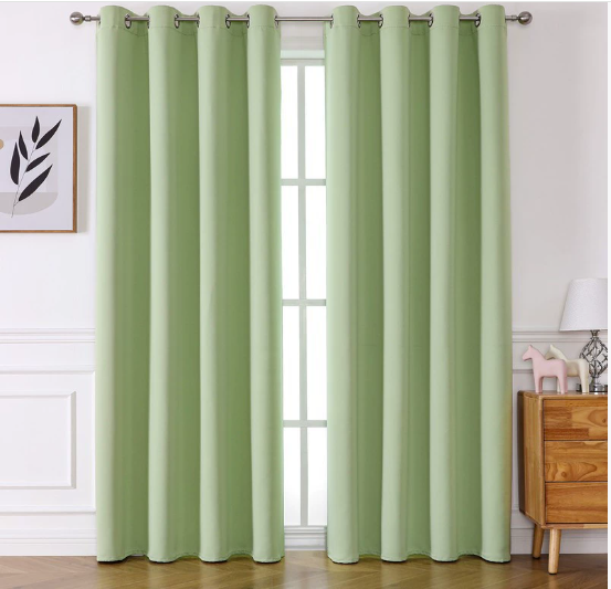 Rèm cửa dệt mịn, có độ chính xác cao, màu trơn, rèm cản sáng.