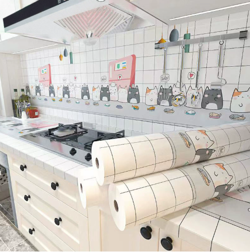 10/20m giấy dán tường Mẫu đá cẩm thạch Giấy dán tường tự dính Tủ bếp Phim nhà bếp Nhãn dán chống dầu mỡ Hình nền gạch cải tạo Nhãn dán máy tính để bàn