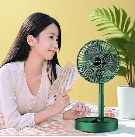 Quạt Mini Tích Điện Sạc Nhanh Qua Cổng USB