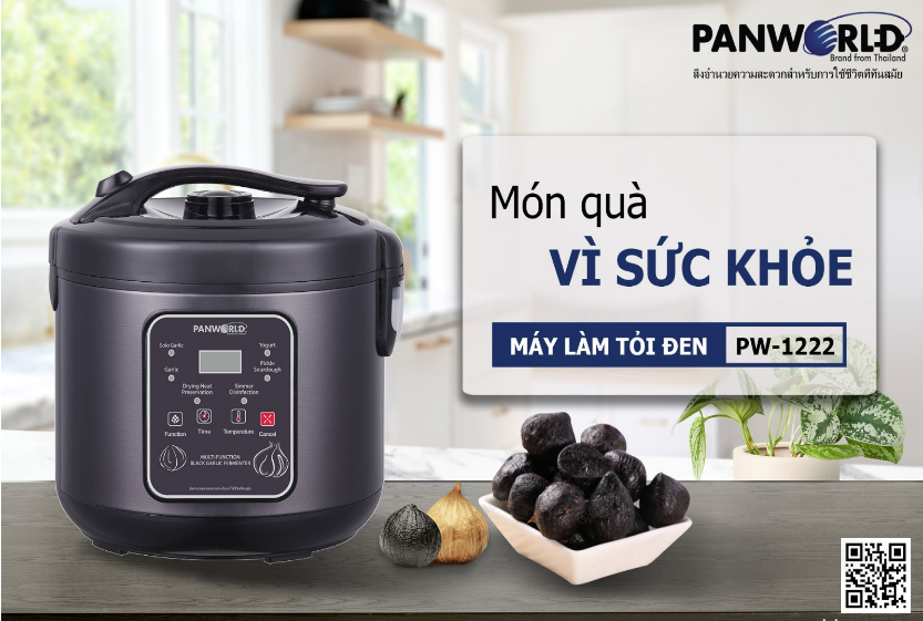 Máy làm tỏi đen đa năng Panworld PW-1222- Làm sữa chua, kim chi, hấp tiệt trùng| Bảo hành 12 tháng