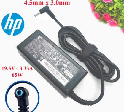 Sạc laptop bộ đổi nguồn máy tính xách tay Dell HP 19.5V3.34A 65W cổng sạc máy tính xách tay lớn
