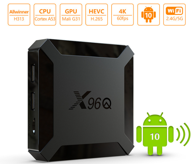 Android tivi box X96Q - Thiết bị chuyển đổi tivi thường thành tivi thông minh