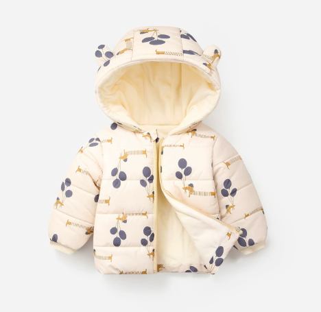 Áo khoác phao chần bông cho trẻ, áo bé trai bé gái mùa đông lạnh mùa xuân