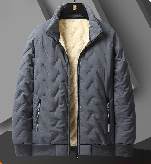 Áo khoác cotton nam mùa thu và mùa đông cừu cừu rộng rãi kích thước sang trọng quần áo cotton nam mùa đông giải trí ngoài trời ấm áp và lạnh áo khoác đệm nhỏ
