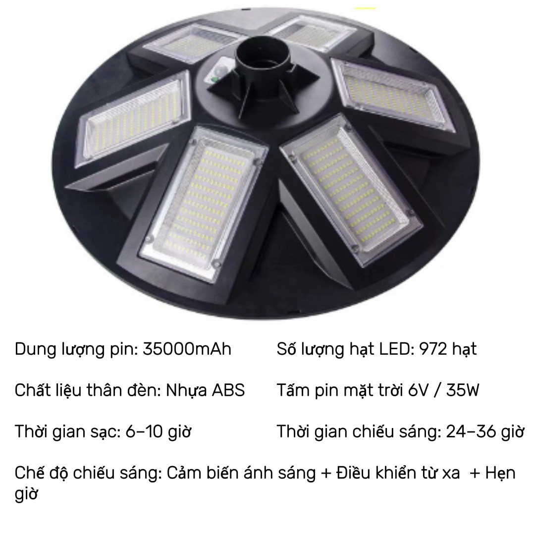 Đèn Năng Lượng Mặt Trời Đĩa Bay, Đèn LED Trang Trí Sân Vườn, Cảm Biến Chuyển Động, Kháng Nước