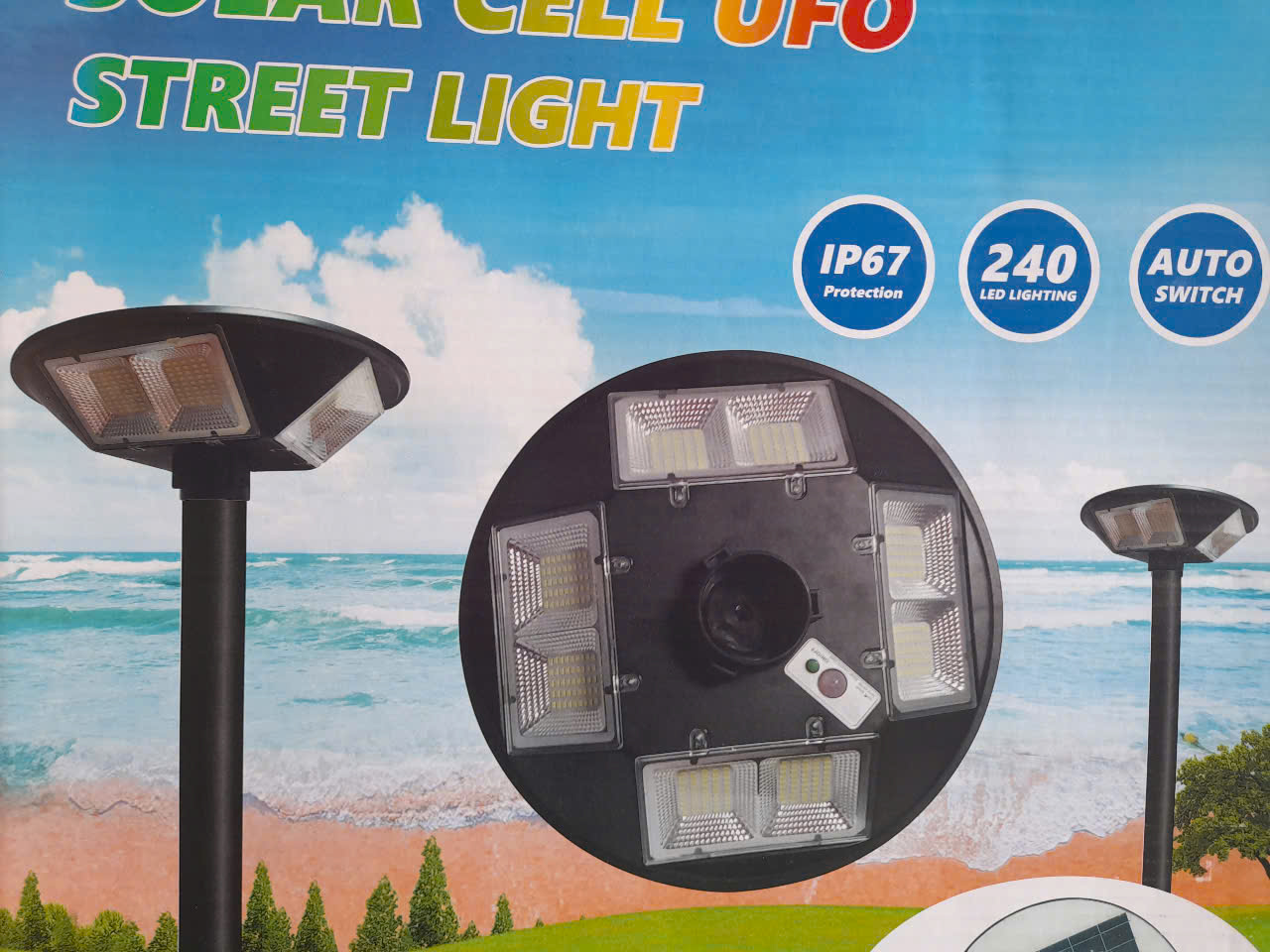 Đèn Năng Lượng Mặt Trời Đĩa Bay, Đèn LED Trang Trí Sân Vườn, Cảm Biến Chuyển Động, Kháng Nước