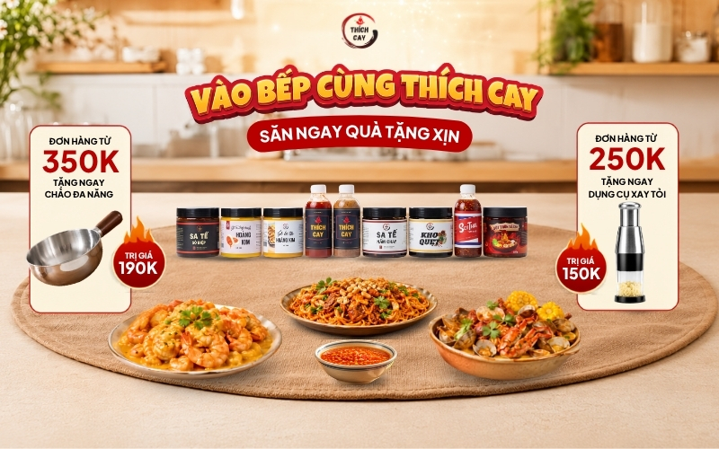 Chương trình tặng quà độc quyền - Chảo đa năng và dụng cụ xay tỏi inox