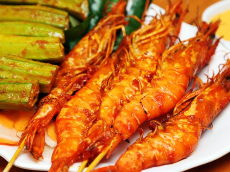 Tôm nướng sa tế ai cũng phải suýt xoa vì quá ngon