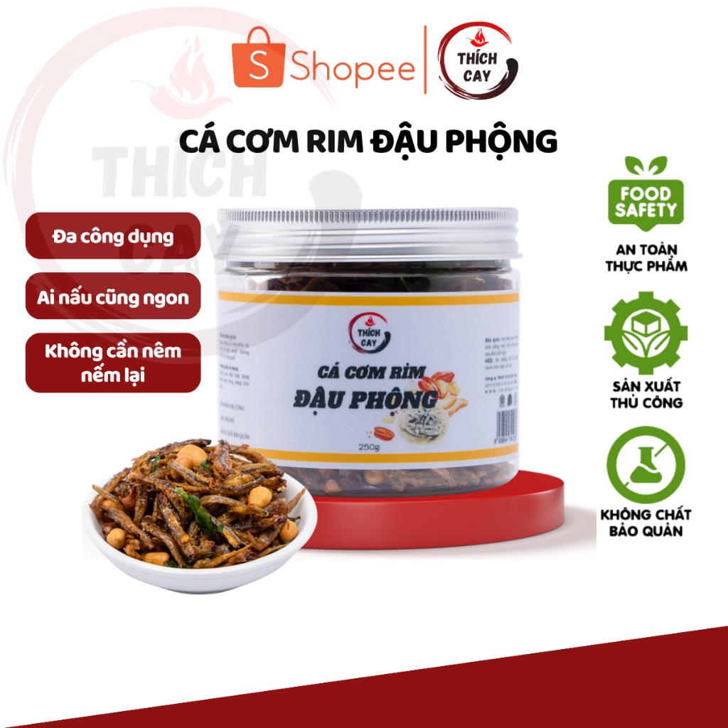 Cá cơm rim 250g