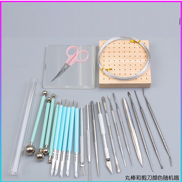 Combo dụng cụ đất sét tiện lợi đầy đủ (MS06)