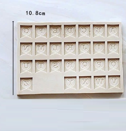 Khuôn silicon chữ mã 6374 mẫu