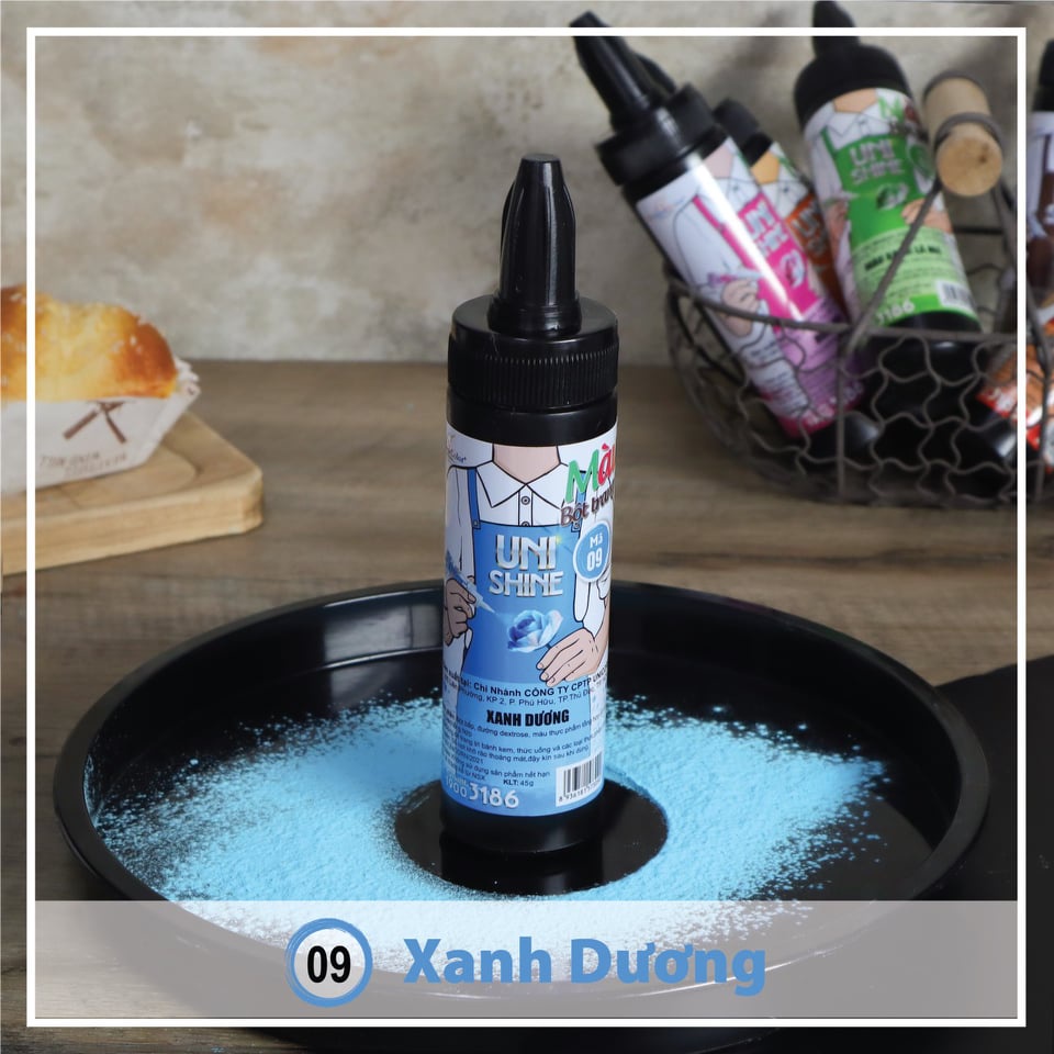 Màu bột phun thực phẩm UNICORN - 45g