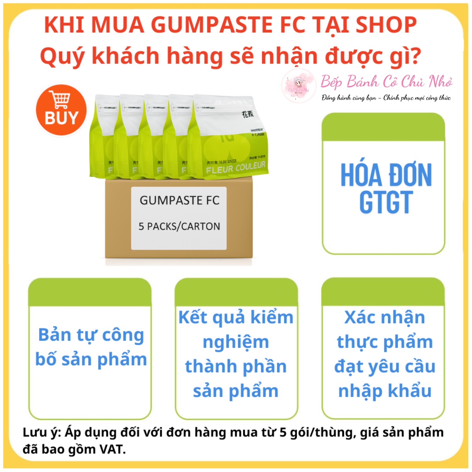 Gumpaste Fleur Couleur trắng hương sữa – Kẹo đường tạo hình hoa lá