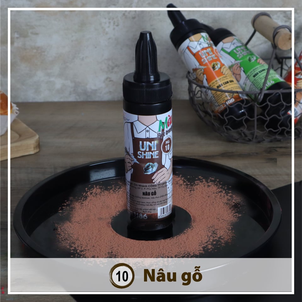 Màu bột phun thực phẩm UNICORN - 45g