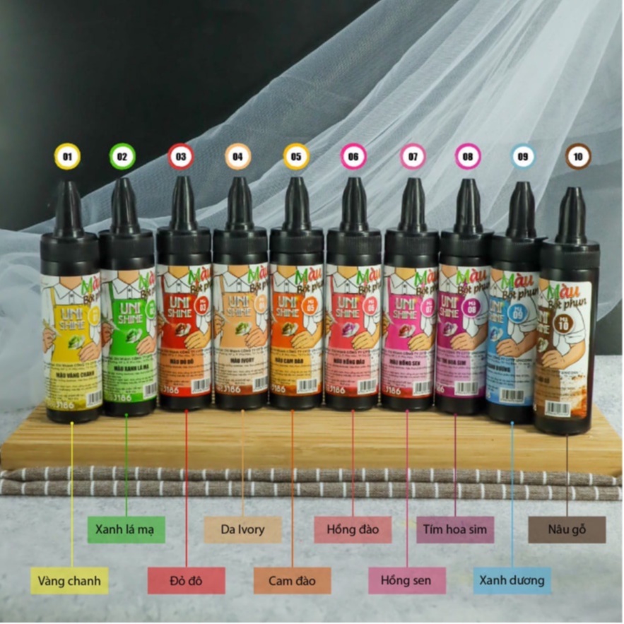 Màu bột phun thực phẩm UNICORN - 45g
