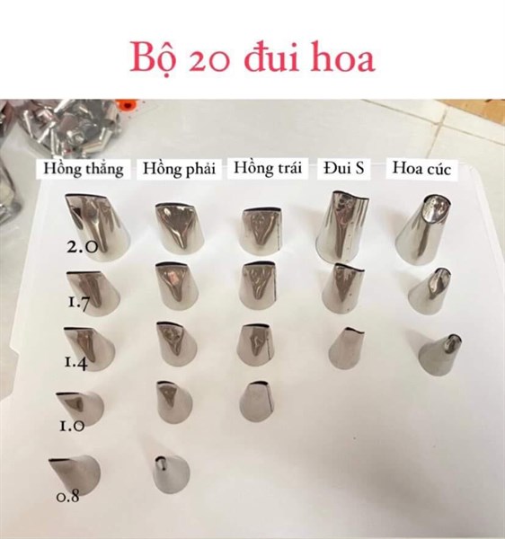 Bộ 20 đui hoa