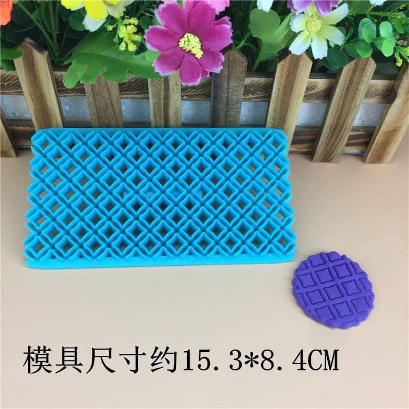 Miếng nhựa xanh nhấn vân các mẫu