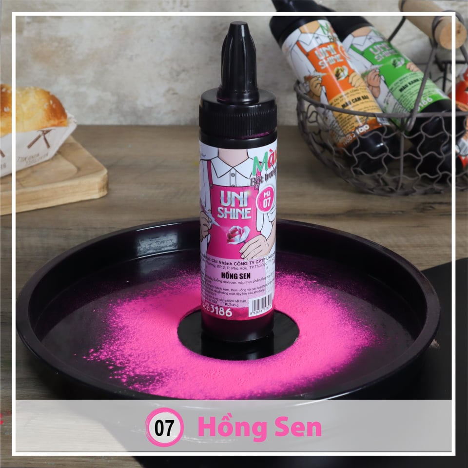 Màu bột phun thực phẩm UNICORN - 45g
