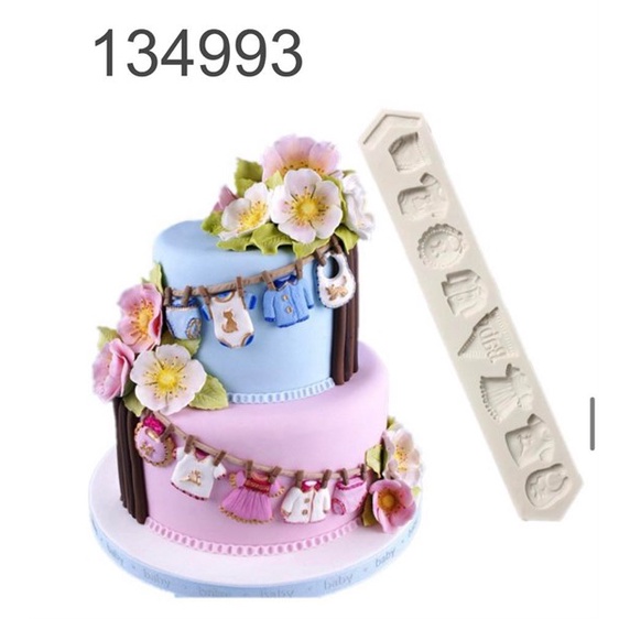 Khuôn Silicon váy áo dài baby - 134993