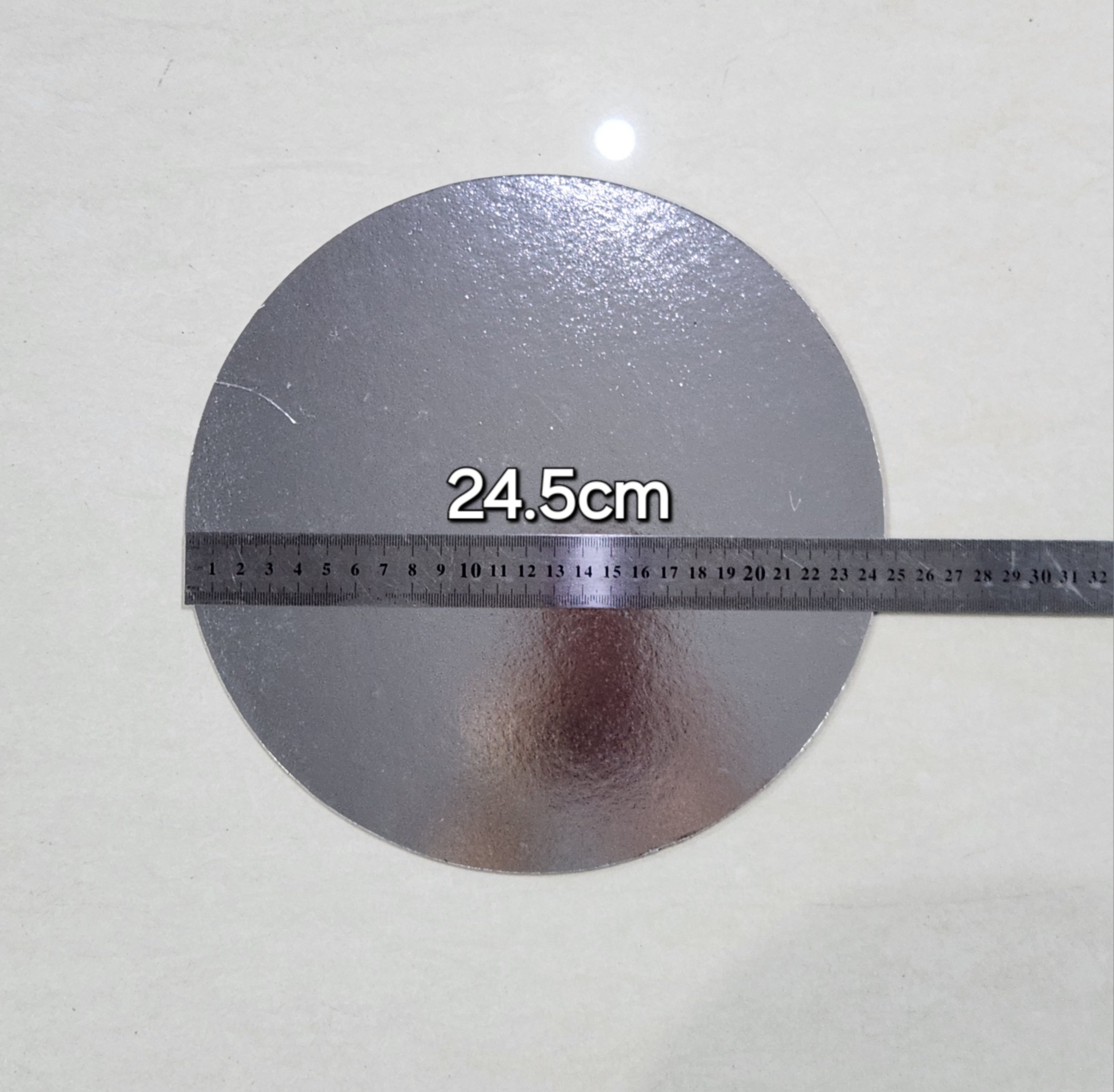 Đế tròn bạc 24.5 - 25cm