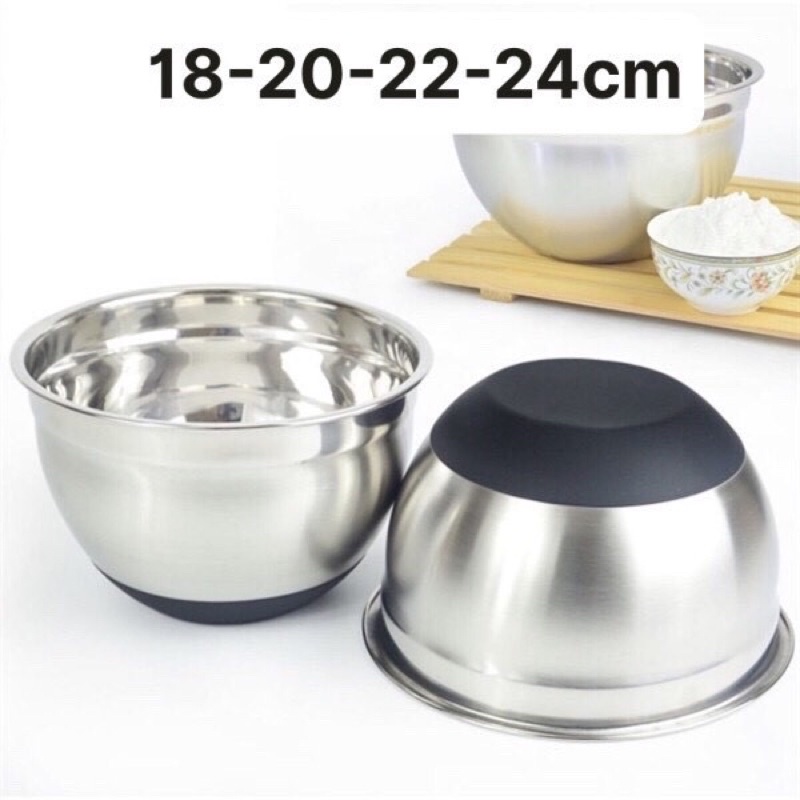 Âu trộn bột đế silicon