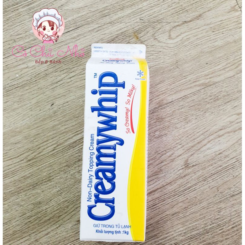Kem Trang Trí Bánh Creamywhip Ngà (1Kg)