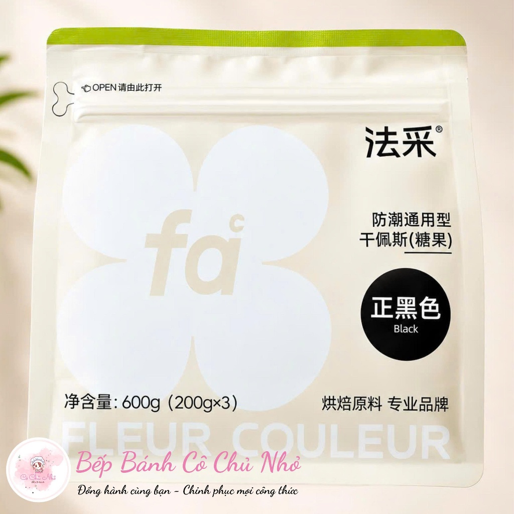 Gumpaste tạo hình Fleur Couleur (kẹo đường) Màu trắng thông dụng