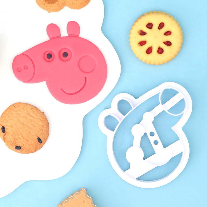 Khuôn nhấn heo peppa (bố + mẹ)