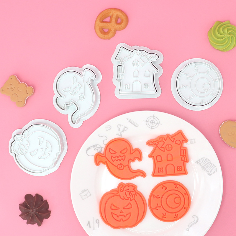 Khuôn nhấn tạo hình Halloween