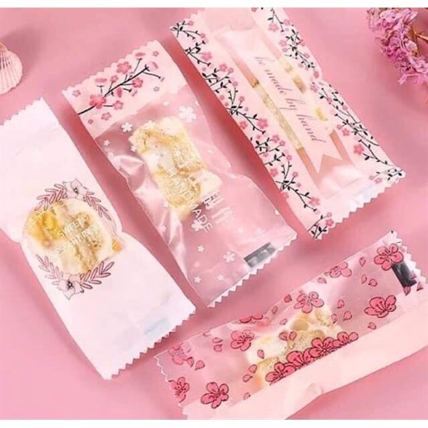 Set 200 Vỏ Túi Kẹo Hoa Mix 4 Mẫu Kt 4x9cm