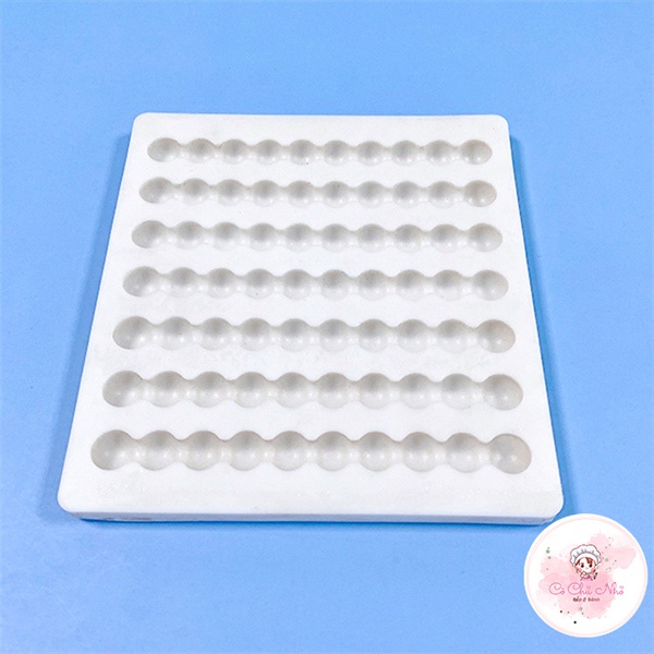 Khuôn Silicon 7 dây hạt trai - 3331