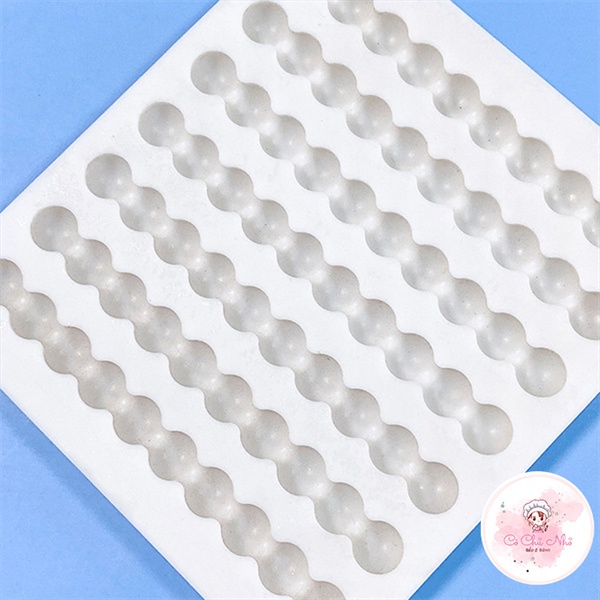 Khuôn Silicon 7 dây hạt trai - 3331