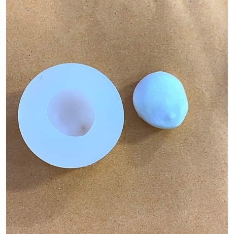 Khuôn silicon tạo hình mặt chibi mẫu đơn giản - tạo hình đất sét tự khô, gumpaste