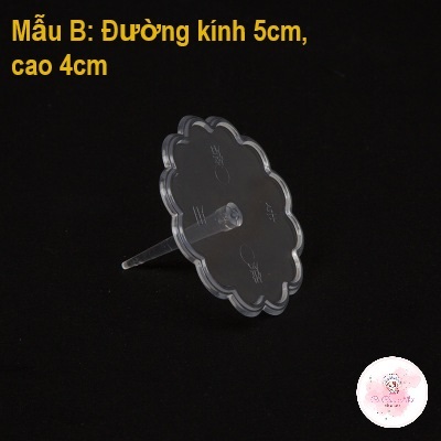 Đế trong đỡ đồ trang trí bánh kem 100 cái kèm cuộn keo
