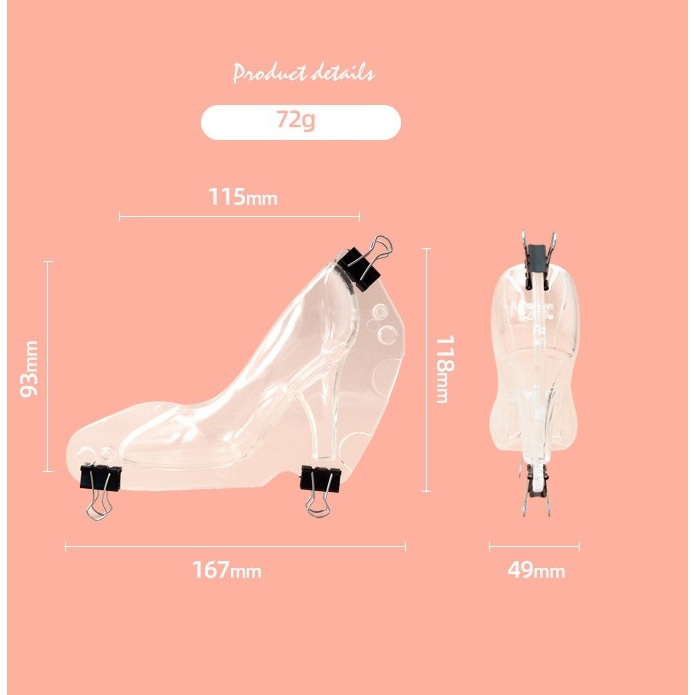 Khuôn socola nhựa cứng giày cao gót, túi xách, nước hoa, quả trứng mẫu mới dày đẹp