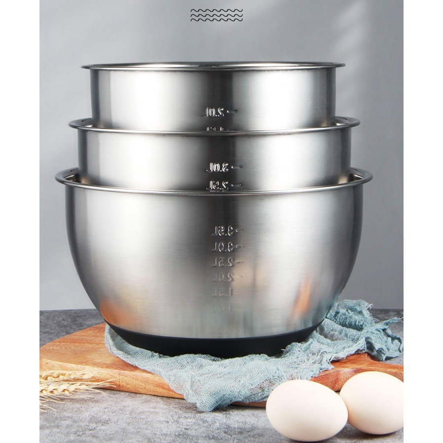 Âu trộn bột đế silicon