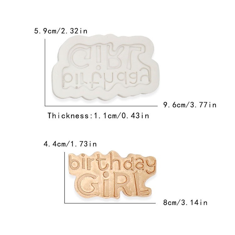 Khuôn Silicon HPBD Boy/Girl