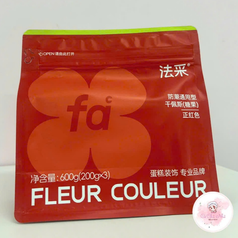 Gumpaste Fleur Couleur trắng hương sữa – Kẹo đường tạo hình hoa lá