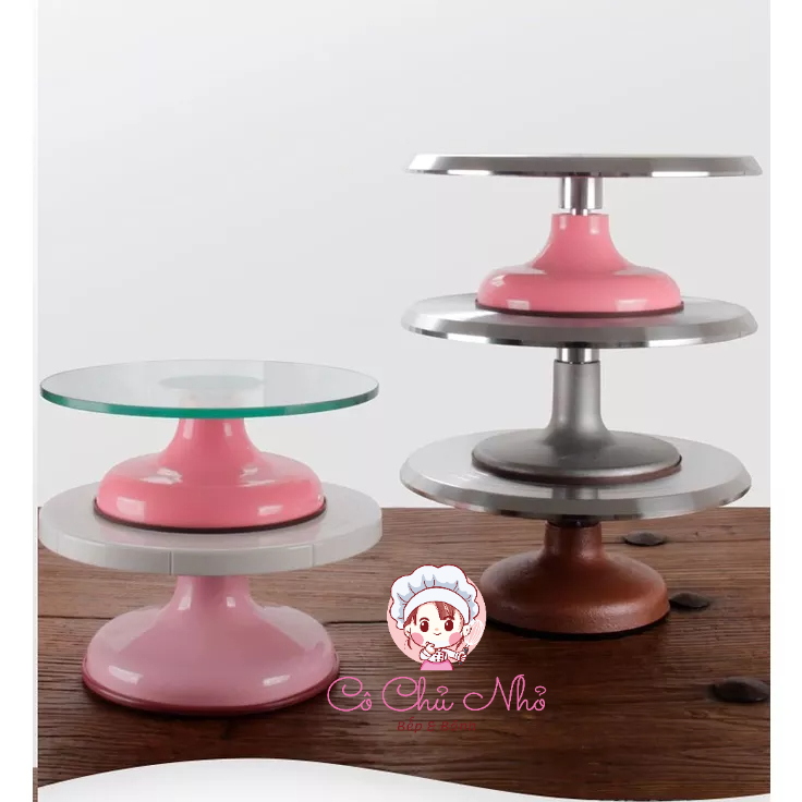 Bàn xoay mặt kính