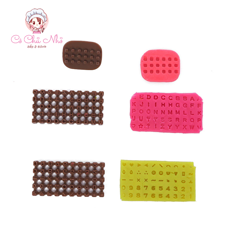 Khuôn nhấn chữ cookies các mẫu