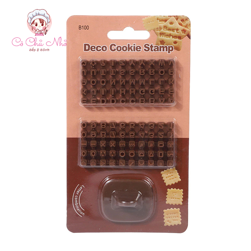 Khuôn nhấn chữ cookies các mẫu