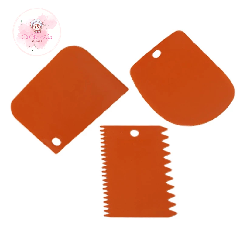 Bộ 3 miếng nhựa - DIY Baking Tools