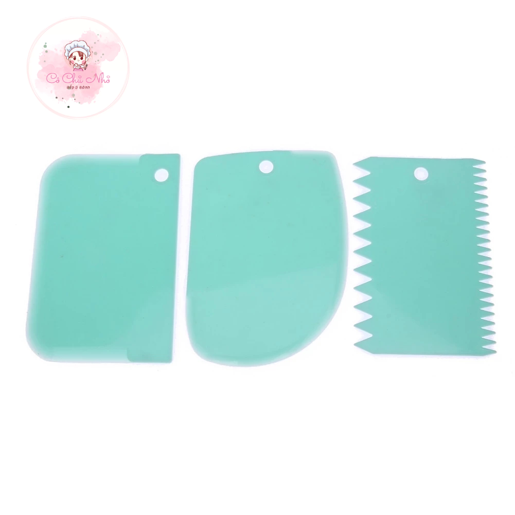 Bộ 3 miếng nhựa - DIY Baking Tools