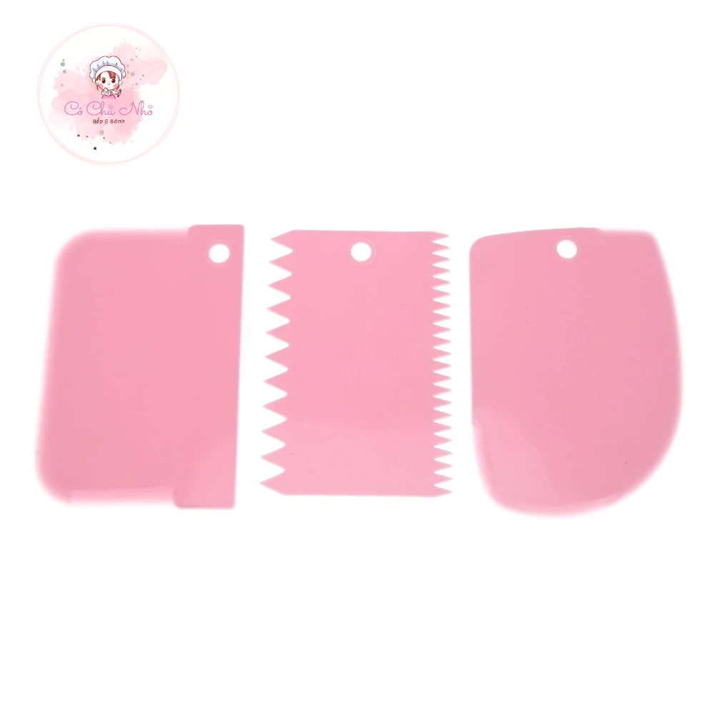 Bộ 3 miếng nhựa - DIY Baking Tools