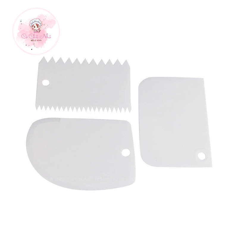 Bộ 3 miếng nhựa - DIY Baking Tools