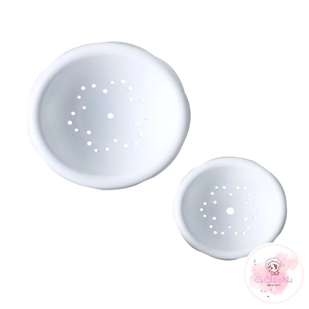 Set 2 Khuôn Hình Cầu Lỗ Lõm Phơi Hoa To