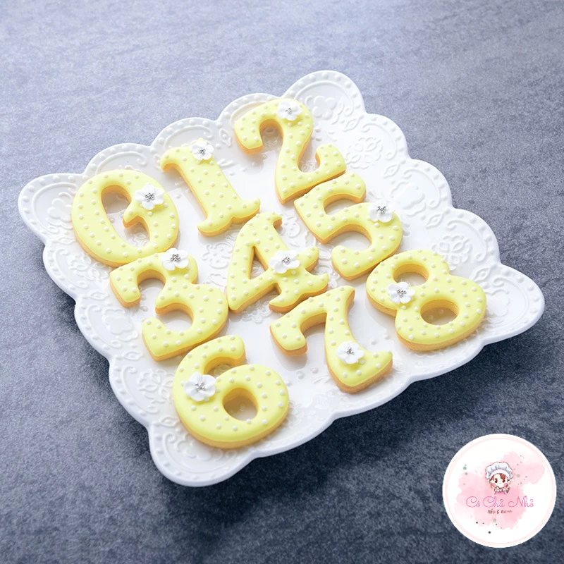 Bộ nhấn 9 số cookies - mẫu đẹp 135164