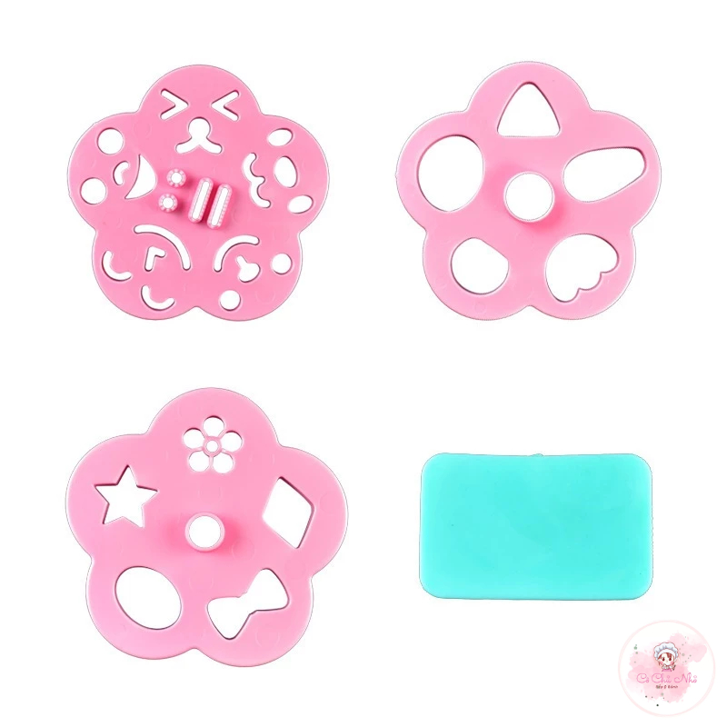 Khuôn nhấn nhựa tạo hình cơm nắm Bento